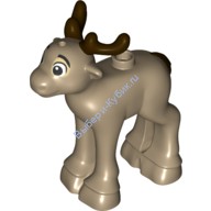 Деталь Лего Северный Олень Маленький Цвет Темно-Песочный
