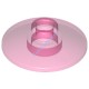 Деталь Лего Тарелка 2 х 2 Перевернутая Цвет Прозрачно-Розовый