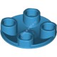 Деталь Лего Пластина Круглая 2 х 2 С Округлым Дном Цвет Темно-Лазурный