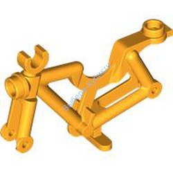 Деталь Лего Рама Велосипеда С Креплением Для Руля Цвет Ярко-Светло-Оранжевый