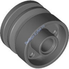 Деталь Лего Диск 18 Мм D х 14 Мм С Пин Отверстием Цвет Темно-Серый