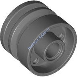 Деталь Лего Диск 18 Мм D х 14 Мм С Пин Отверстием Цвет Темно-Серый