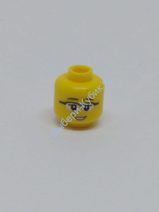 Деталь Аналог Совместимый С Лего Голова Минифигурки Женская Цвет Желтый
