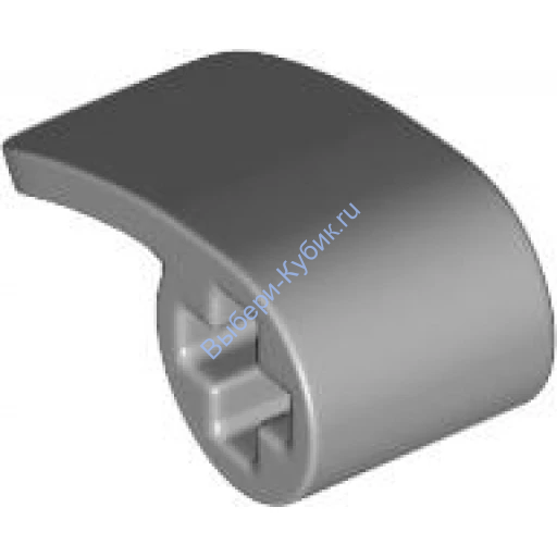 Деталь Лего Техник Панель Изогнутая 2 x 1 x 1 Цвет Светло-Серый