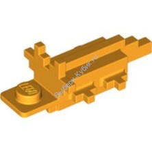 Деталь Лего Тело Аксолотля С Неровностями Цвет Ярко-Светло-Оранжевый