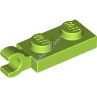 Деталь Лего Пластина 1 х 2 С Горизонтальной Защелкой На Конце Цвет Лайм