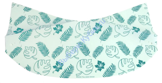 Деталь Лего Ткань Тент С Рисунком Цвет Светлая Аква