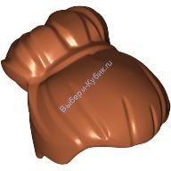 Деталь Лего Парик Женский Цвет Темно-Оранжевый