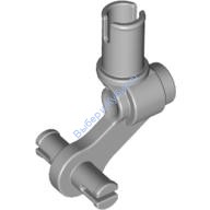 Деталь Лего Пин С Креплениями Под Два Колеса Цвет Светло-Серый