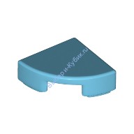 Деталь Лего Плитка Круглая 1 х 1 Четверть Цвет Умеренно-Лазурный