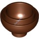 Деталь Лего Кубик Круглый 2 х 2 Низ Купола Цвет Коричневый
