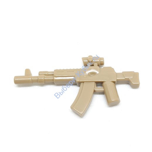 Деталь Аналог Совместимый С Лего Оружие Цвет Темно-Песочный