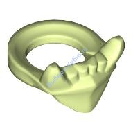 Деталь Лего Нижняя Челюсть Минифигурки С Клыками Цвет Фисташковый
