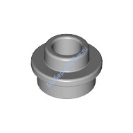 Деталь Лего Пластина Круглая 1 х 1 С Открытым Штырьком Цвет Светло-Серый