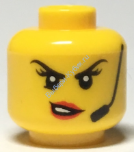Деталь Лего Голова Минифигурки Мужская Цвет Желтый