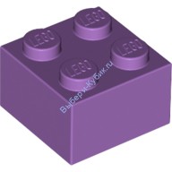 Деталь Лего Кубик 2 х 2 Цвет Умеренно-Лавандовый