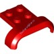 Деталь Лего Автомобильное Крыло 4 х 3 х 1 С Аркой С Изгибом Цвет Красный