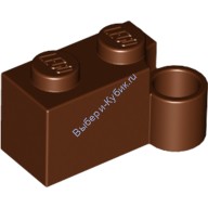 Деталь Лего Петля Кубик 1 х 4 Поворотная База Цвет Коричневый