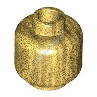 Деталь Лего Голова Минифигурки Цвет Перламутрово-Золотой