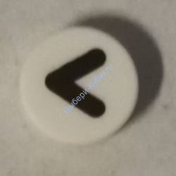 Деталь Лего Плитка Круглая 1 х 1 С Рисунком Цвет Белый