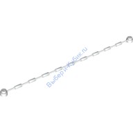 Деталь Лего Нить с Штырьками на Концах 21L с Захватами (16.1см) Цвет Белый