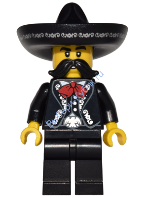 Минифигурка Лего - Мариачи, серия 16 (только минифигурка без подставки и аксессуаров) col256