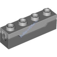 Деталь Лего Пружинное Оружие Со Серым Верхом - Полностью Собранный Цвет Темно-Серый