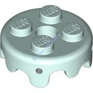 Деталь Лего Глазурь для торта 2 x 2 Цвет Светлая Аква