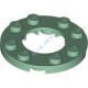 Деталь Лего Пластина Круглая 4 х 4 С 2 х 2 Отверстием Цвет Песочно-Зеленый