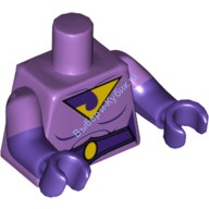 Деталь Лего Торс С Рисунком Цвет Умеренно-Лавандовый