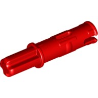 Деталь Лего Техник Ось-Пин 3L С Фрикционными Ребрами Цвет Красный
