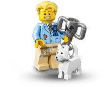 Минифигурка Лего Коллекционные В Упаковке (Полный Комплект С Подставкой И Аксессуарами) Победитель Выставки Собак