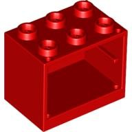 Деталь Лего Каркас Шкафа 2 х 3 х 2 Цвет Красный