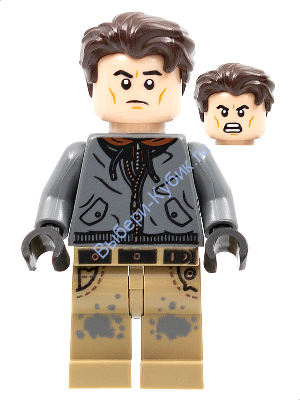Минифигурка Лего Супер Хироус Брюс Уэйн - Бродяга sh784