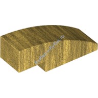 Деталь Лего Скос Закругленный 3 х 1 Без Штырьков Цвет Перламутрово-Золотой