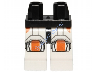 Деталь Лего Ноги С Рисунком Цвет Белый