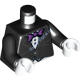 Деталь Лего Торс С Рисунком Цвет Черный