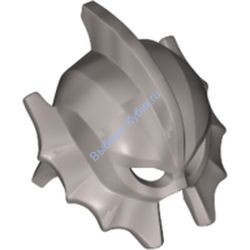 Деталь Лего Шлем Маска Атланта С Рыбьими Плавниками Цвет Перламутровый Светло-Серый