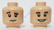 Деталь Лего Голова Минифигурки Двусторонняя Цвет Светло-Телесный