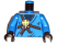 Деталь Лего Торс С Рисунком Цвет Синий