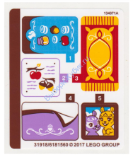 Наклейки К Набору Лего 41182 - (31918/6181560)