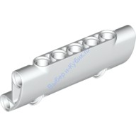 Деталь Лего Техник Панель Изогнутая 7 х 3 С 2 Отверстиями Цвет Белый