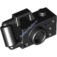 Деталь Лего Фотоаппарат - Тип 2 Цвет Черный