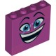 Деталь Лего Кубик С Рисунком 1 x 4 x 3 Цвет Маджента