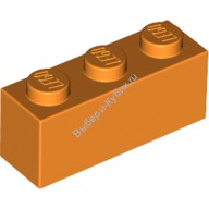 Деталь Лего Кубик 1 х 3 Цвет Оранжевый