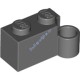 Деталь Лего Петля Кубик 1 х 4 Поворотная База Цвет Темно-Серый