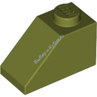 Деталь Лего Скос 45 2 х 1 Цвет Оливковый Зеленый