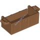 Деталь Лего Сундук С Сокровищами - Отверстия В Задней Стенке Цвет Карамельный