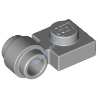 Деталь Лего Пластина 1 х 1 С Защелкой Цвет Светло-Серый