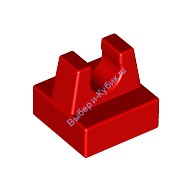 Деталь Лего Плитка Модифицированная 1 х 1 С Защелкой Цвет Красный